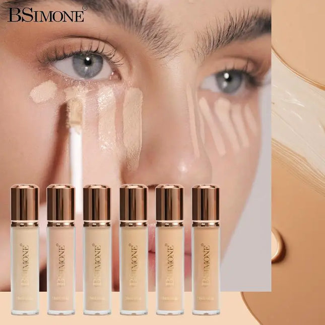 [TE1] BSIMONE Face Liquid Foundation Base Full Coverage Oil-Control Long Wear Smooth Lightweight Natural Cover Waterproof Matte