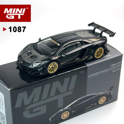 MINIGT 1:64 Porsche McLaren Lamborghini BMW Abarth Alloy Car Model 1143 1052 1046 996 870 886 985 789 1060 967 1053 1081 1055