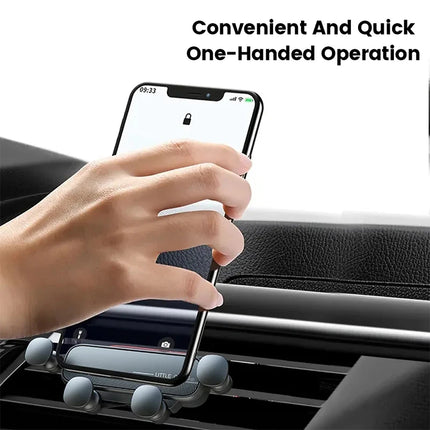 Gravity Car Mobile Phone Holder Air Vent Clip Mount Mobile Cell Phone Stand In Auto GPS Support For iPhone 13 Pro Xiaomi Samsung