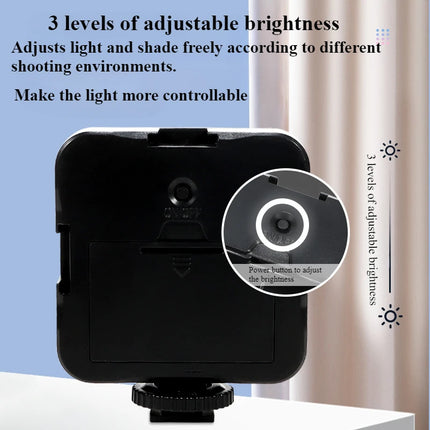 Mini Selfie Fill Light Rechargeable 3 Modes Adjustable Brightness Portable Clip On For Mobile Phone Make Up Computer Fill Light