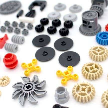 117PCS MOC Technology Variable Speed Gear Set Technical Gear Kit Puzzle DIY Toys Compatible with Legoeds Small Building Blocks