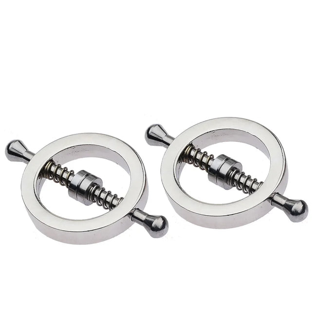 Stainless Steel Adjustable Nipple Clips Erotic Goods Nipple Stimulation Breast Bondage Restraint Bdsm Sex Toy for Woman