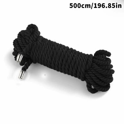 1PC 5M Cotton Rope Sex Restraints Adult Game Kit Slave Sex Toy for Couples Handcuff Ankle Cuffs 18+