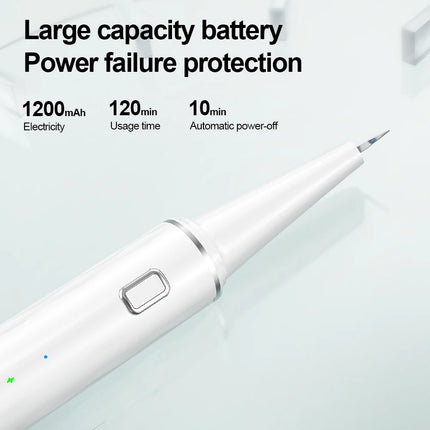 Electric Dental Scaler For Teeth 4 LED Tartar Stain Ultrasonic Tooth 1200mAh Clean Stone Health Care 4 Axis IPX7