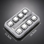 8pcs Silver Clip