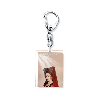 Hot Album Cover Chappell Roan Minimalist Poster Keychain Bag Pendant New Key Chain Ring Keyring Jewelry  Fans Gifts Collection