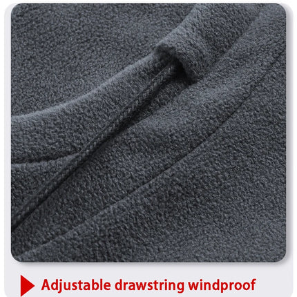 Winter Warm Hooded Hat Windproof Thickened Polar Fleece Ski Cycling Neck Cover Mask Men Women Thermal Outdoor Sports Head Cover