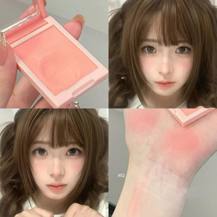 Sweet Orange Blusher Makeup Blush Mashed Potato Latte Nude Cheek Color Face Contour Brighten Lasting Rich Color Rouge Cosmetics