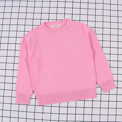 Kids Loose Fit Casual Knit Sweater Cozy Oversized Pullover Top Soft Long Sleeve Cotton Blend Stylish Toddler Fall Outfit
