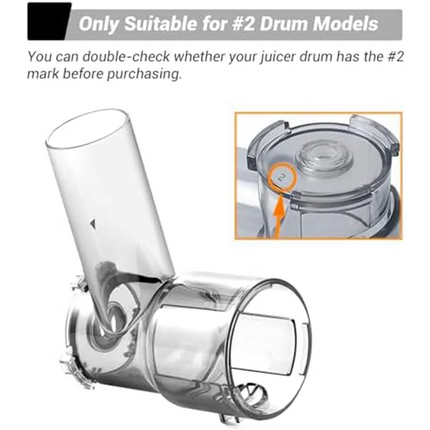 B89B-8006 Vertical Masticating Juicer For Omegae 8006, 8005, 8004, 8003 Juicing Screen Juice Screen Drum, Easy To Use Easy Insta
