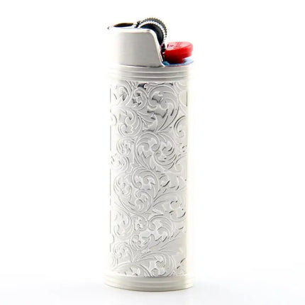 Metal Cowboy Boot Lighter Case for Standard BIC J6 Cute Cat Eyes Rhinotone Embroided Case Sleeve Durable Zinc Alloy Shell