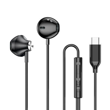 For iPhone Wired Headphones In Ear Earphones HiFi Surround Sound USB Type C 3.5mm Earplugs For Apple 17 Pro Max 16 15 Puls iPad