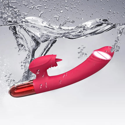 Sex Toy Vibrator for Women Clitoris Stimulator Female Masturbator G Spot Dildo with Tongue Licking Adults Goods 18+