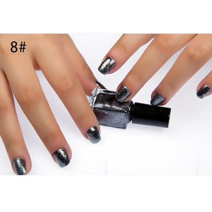 Metal Colour Nail Gel Polish Semi Permanent Mirror Gel Varnish Base Top Coat UV Gel Varnish Soak Off Nails Art Glue Nail Polish