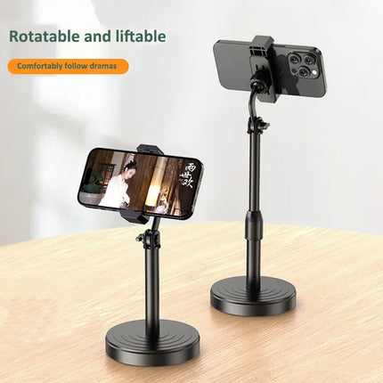 Rotatable and liftable Mobile Phone Bracket Live Broadcast Stand Adjustable Telescopic Portable Callphone Holder For Smart Phone