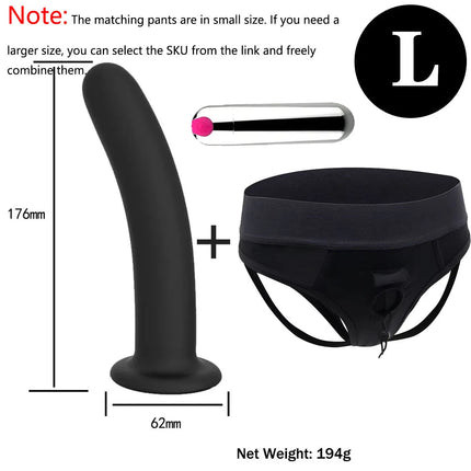 Silicone Strap On Dildo Panties, Realistic Harness Underwear with Removable Dildo for Women Lesbian Couples, Adjustable Strap-on