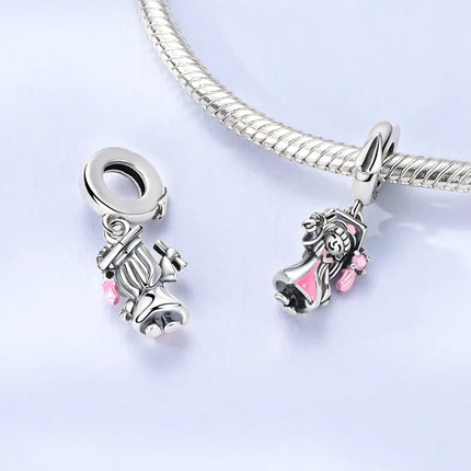 925 Sterling Silver Charms Mother Girl Boy Family Life Pendant Beads Fit Original Bracelet Necklace Diy Charm Women's Party Gift