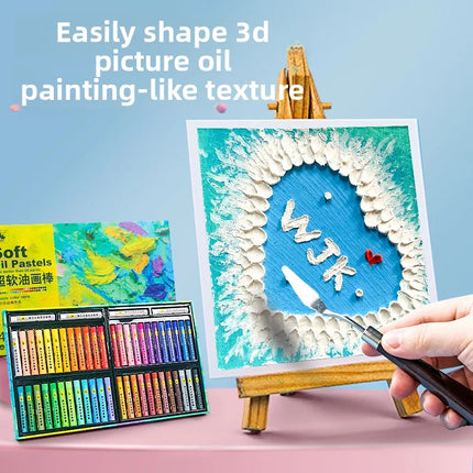 Kuelox Soft Oil Pastel 24/36/48 Solid Paint Stick Washable Drawing Classic Macaron Morandi Artist Crayon For Gift Art Supplies