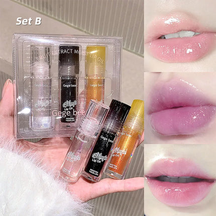 Fruit extract moisturizing lip balm water-shining mirror moisturizing and moisturizing autumn and winter lipstick base lip gloss