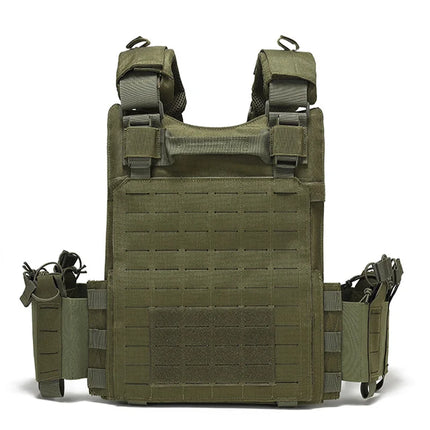 Tactical Training Vest - MOLLE Waterproof Quick Release Outdoor Vest / Gilet Tactique Entraînement - Gilet MOLLE Imperméable