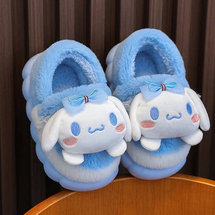 New Autumn And Winter Children'S Cotton Slippers For Boys And Girls Cute Cartoon Indoor Slippers For Infants And Young Children