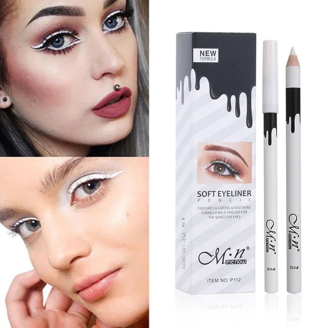 1-10Pcs New White Eyeliner Makeup Smooth Easy to Wear Eyes Brightener Waterproof Fashion Eyes Liner Pencils Eye Makeup Tool