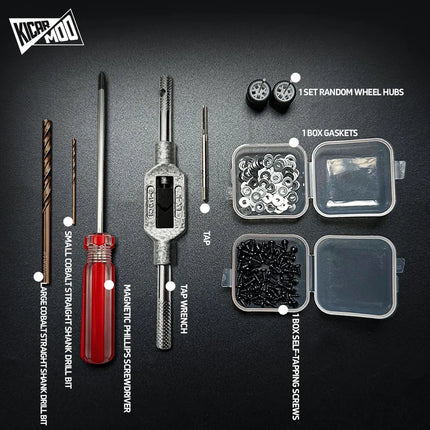 1/64 Wheel Hub Modification Tool Kit Diecast Model Car  Disassemble Beginner to Advanced the tool Package Fixing Tool