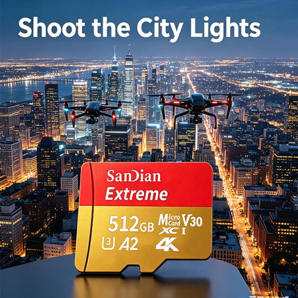High-Speed Storge SD Card 128GB Original Micro TF Card 512GB Class 10 High Speed Transfer  for Camera/PC/Phone
