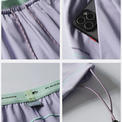 Men Women Mountain Outdoor Quick Dry Wide Leg Sport Pant Sweatpants Joggers Loose Casual Cycling Hiking Baggy Pants Trousers