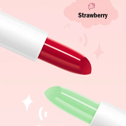 3pcs/Set Fruits Lip Balm Sets Temperature Color Change Moisturizing Nourishing Hydrating Lipstick Kits Lips Skin Care Products