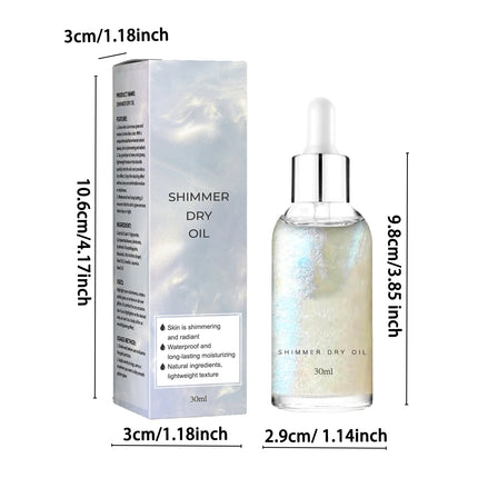 Liquid Highlighter Oil Makeup Cosmetic High Gloss Glitter Face Body Shimmer Highlighter Waterproof Long Lasting Women Beauty