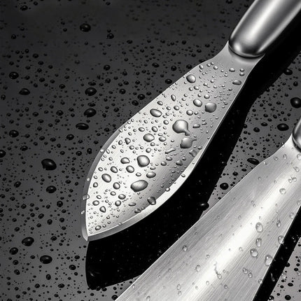 New Design Double Head Garden Shovel Thickened Stainless Steel Weeding Hoe Digging Tool for Planting Flowers Wild Vegetables