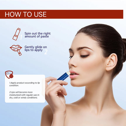 Lakerain Lip Repair Stick 2 Packs Quick Relief Of Dry Moisturizing And Smoothing lip Lines Lip Balm Soothes Chapping Lipstick