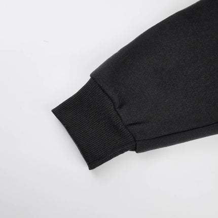 Creative Crossprinting Unisex Hoodies Thicken Breathable Top Y2K Style Loose Sportswear Comfortable Casual Woman Clothing