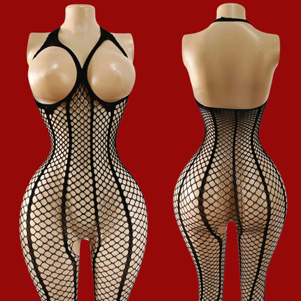 Sexy Costumes Lingerie Sheer Babydoll Underwear Chemises Black Body Stocking Catsuit Erotic Set Nightgown Garters Porn Dress Sex