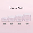 Clear lid jar / 5g / 100pcs