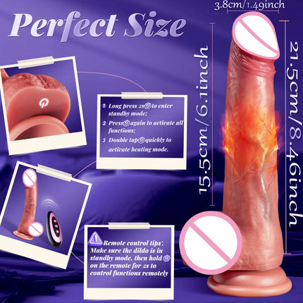 Wearable Realistic dildo Vibratior Thrusting Penis Penetration Anal Vibration Adult dildos Anal Sex Toy for Women Vibratiors 18