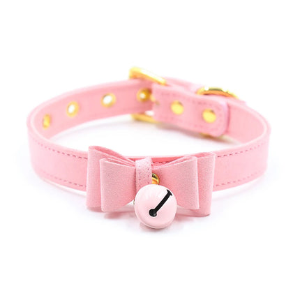 Exotic Accessorie Sex Toys Alternative Metal PU Leather Collar Bell Choker Slave Costume Bondage Necklace Neckband For 18+ Adult