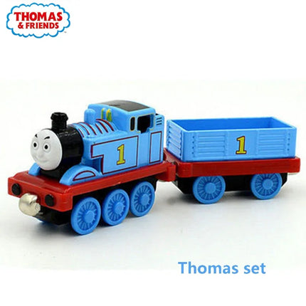 Genuine Thomas and Friends Caitlin Connor Double Track Master Train Model Metal Magnetic Railway Children Toy Car Gift