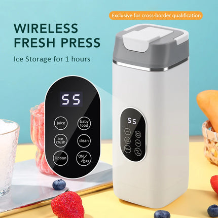 Multifunctional Portable Juicer Cup With Digital Display USB Fruit Mixers Juicers Electric Juicer Blender Fruit Juicer Cup