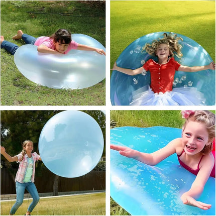 2PCS 80cm Inflatable Bubble Balls,Water Balloons for Toddler Outdoor Toys,Beach Ball for Kids Yard Games Summer Water Gift