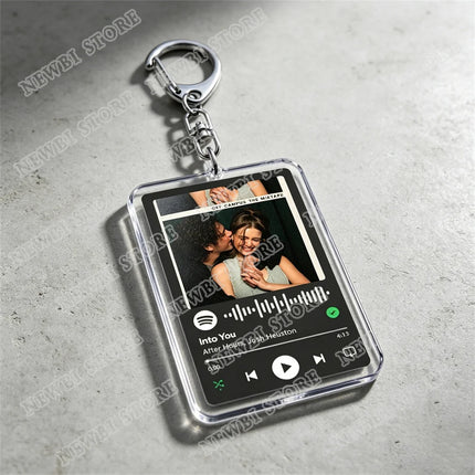 Hot TV Off Campus The Mixtape Keychains Into You U+Ur Hand Music Songs Keyings Jewelry Elle Kennedy Garrett Graham Fans Gifts