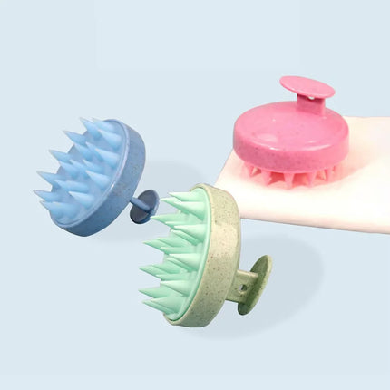 Hair wash brush, silicone scalp massage comb, soft body massage brush, beauty and hairdressing tool, shower SPA comb