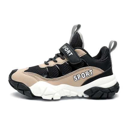 New Winter Versatile Childrens Sports Shoes Breathable Mesh Running Shoes with Foot Protection Soft Stable Daily Casual Shoes
