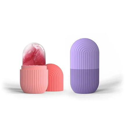 Silicone Ice Face Roller Beauty Lifting Ice Ball Face Massager Contouring Eye Roller Facial Treatment Reduce Acne Skin Care