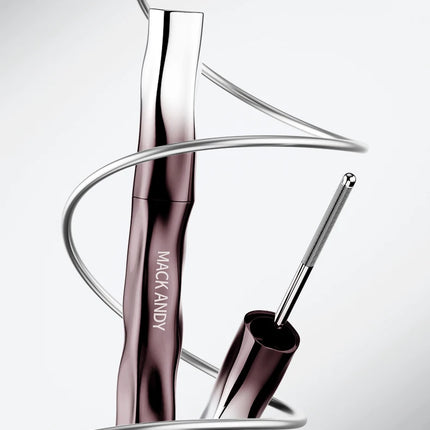 MACKANDY New Steel Pipe Black Technology Mascara Upgrade Non-Clumping Smudge-Proof Long Lasting No-Flake Waterproof Mascaras