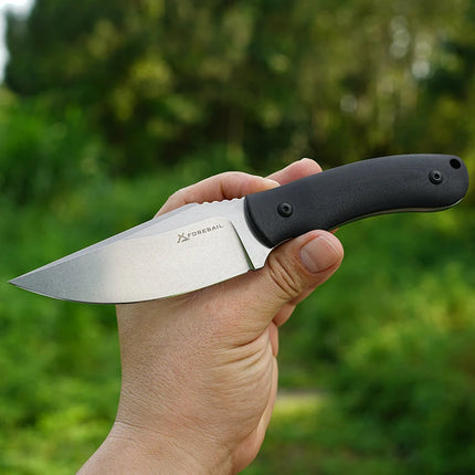 FORESAIL DC53 Steel Blade Knife G10 Handle Sharp Fixed Blade Camping Tactics Outdoor Fish Cutting Hunting ToolKitchenFruit Knife