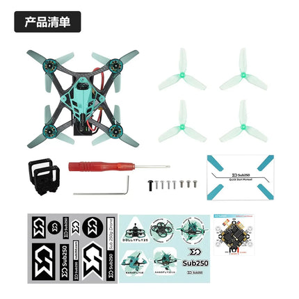 Sub250 Nanofly20 Racing FPV Drone 2S O4 Air Unit Micro Quadcopter for Indoor Outdoor Freestyle