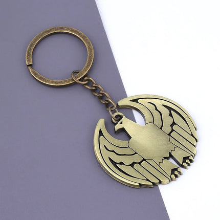 New The Boy Letter Keychains Red The Seven Hero Homelander High Quality Logo Alloy Keyring Men Car Accessories