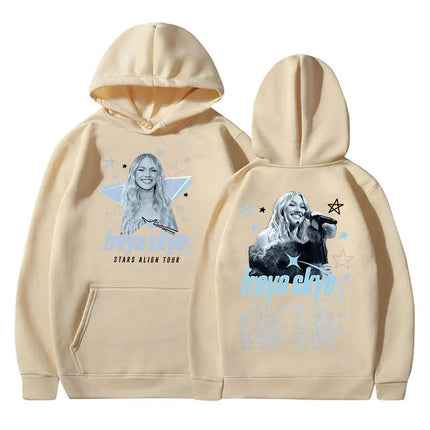 Singer Freya Skye Stars Align Tour 2026 Print Hoodie Men Women Long Sleeve Fashion Oversized Sweatshirt Aesthetic Pullover Hoody